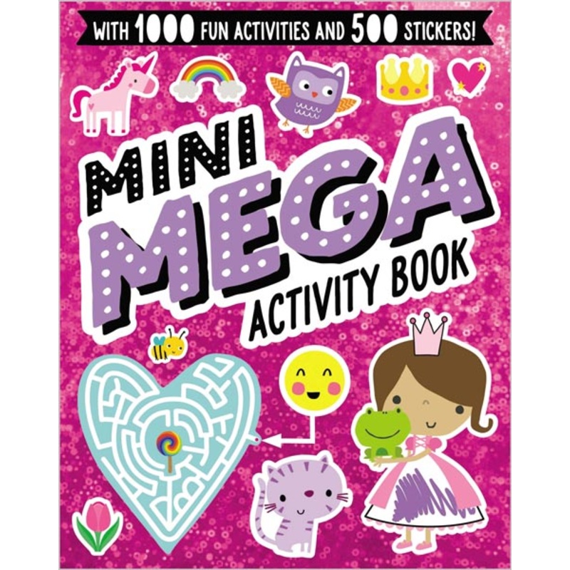 Mini Mega Activity Book – Pink