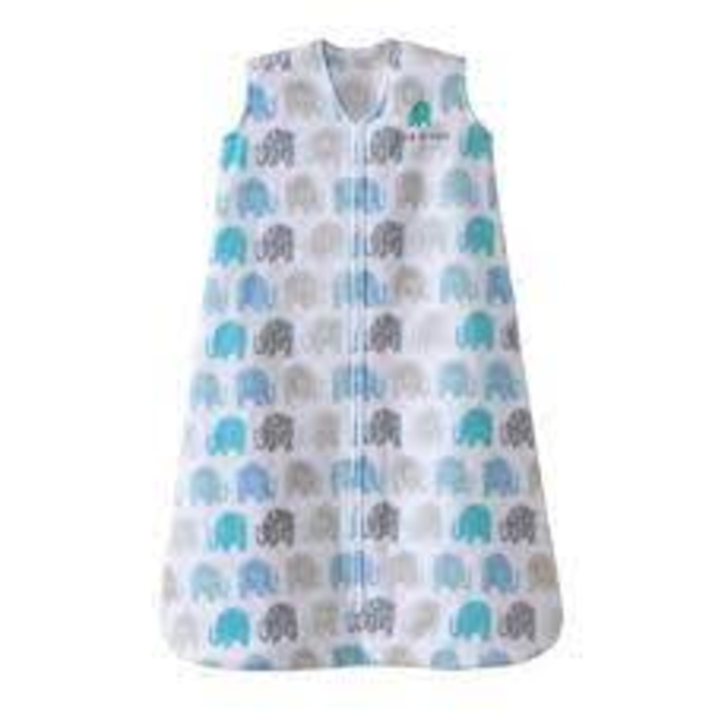 Halo SleepSack Wearable Blanket – Micro Fleece Small Blue Elephants