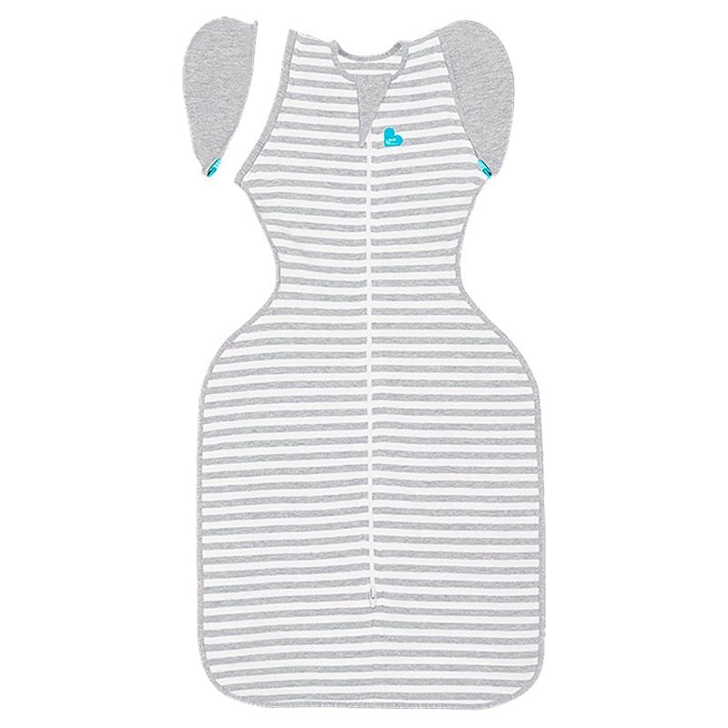 Love to Dream Swaddle Up Transition Bag (1.0 Tog) – Gray Stripe Medium (13-19lbs)