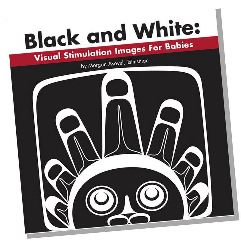 Native Northwest Board Book – Black and White: Visual Stimulation Images for Babies