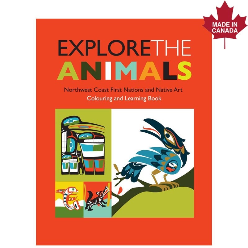 Native Northwest Colouring Book – Explore the Animals