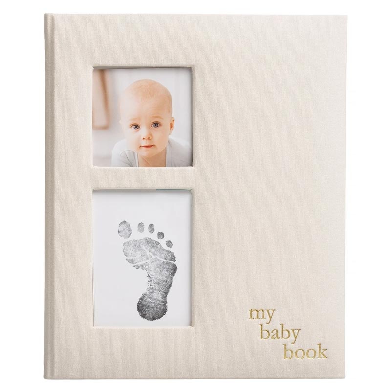 *Pearhead Babybook – Linen Ivory