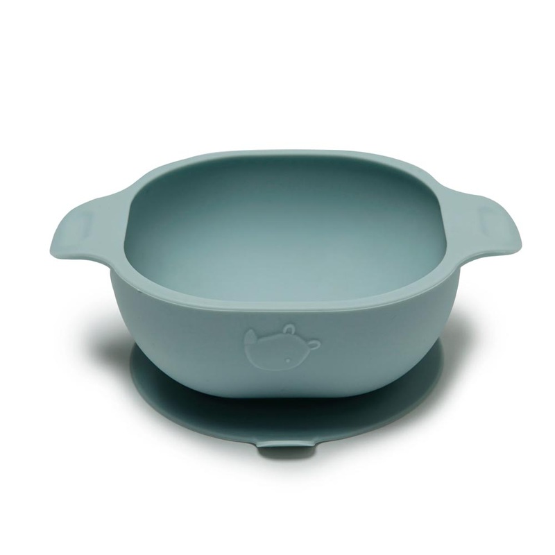 Loulou Lollipop Born to Be Wild Silicone Snack Bowl Blue
