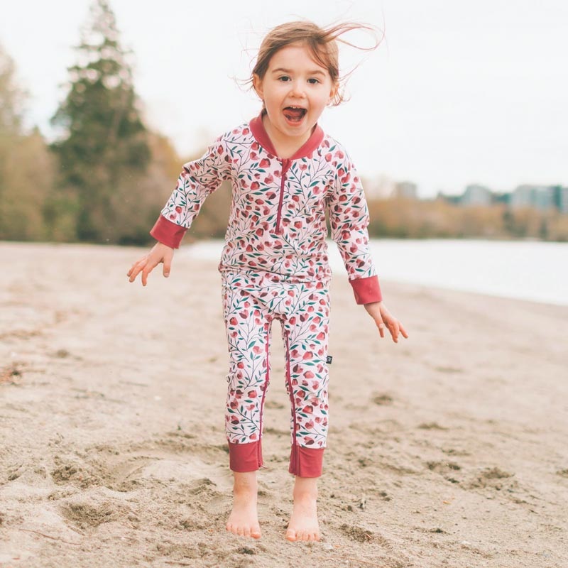Honeysuckle Swim Co. –  Strike A Posie – UPF 50+ Swimsuit (Size 3t) 3t