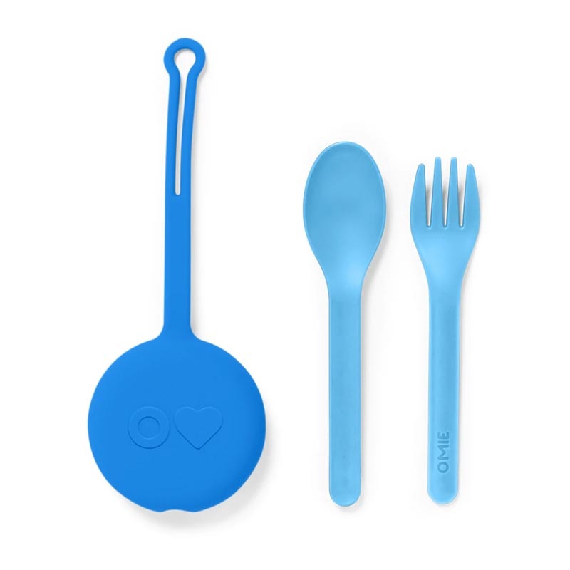 *OmieLife OmiePod Utensil Set Bubble Pink