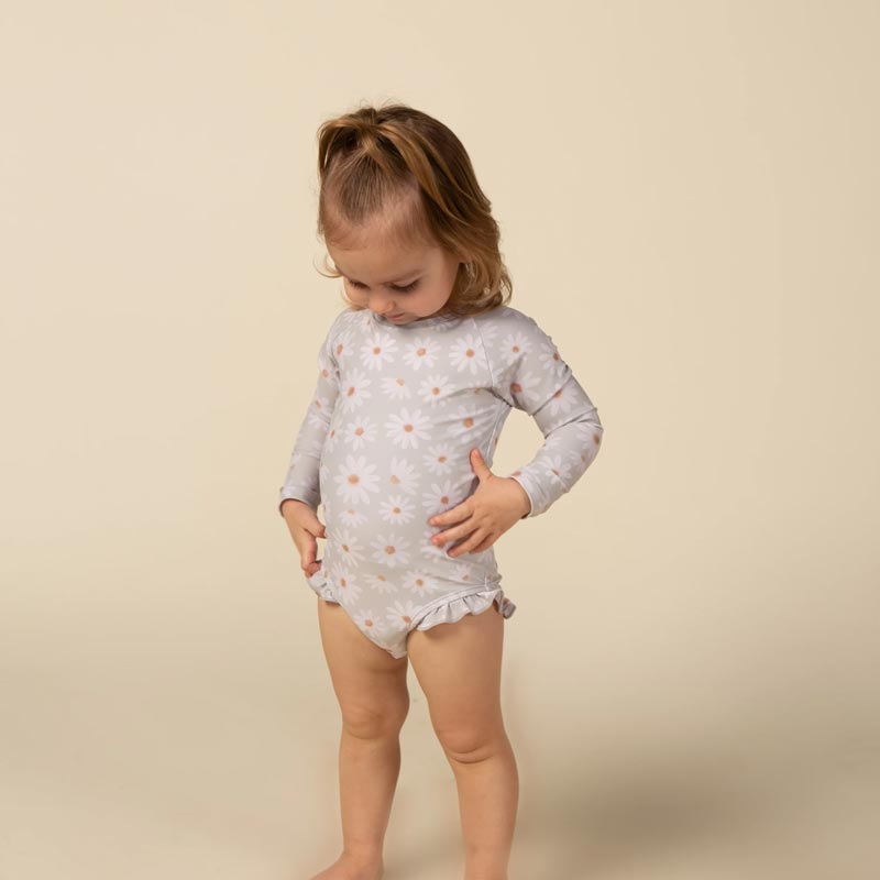 Current Tyed Ruffle Rashguard Suit – The Emma 4/5y