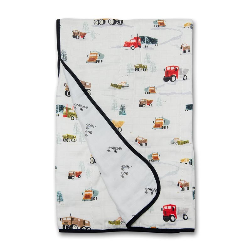 Loulou Lollipop Luxe Muslin Quilt Blanket – Happy Trucks