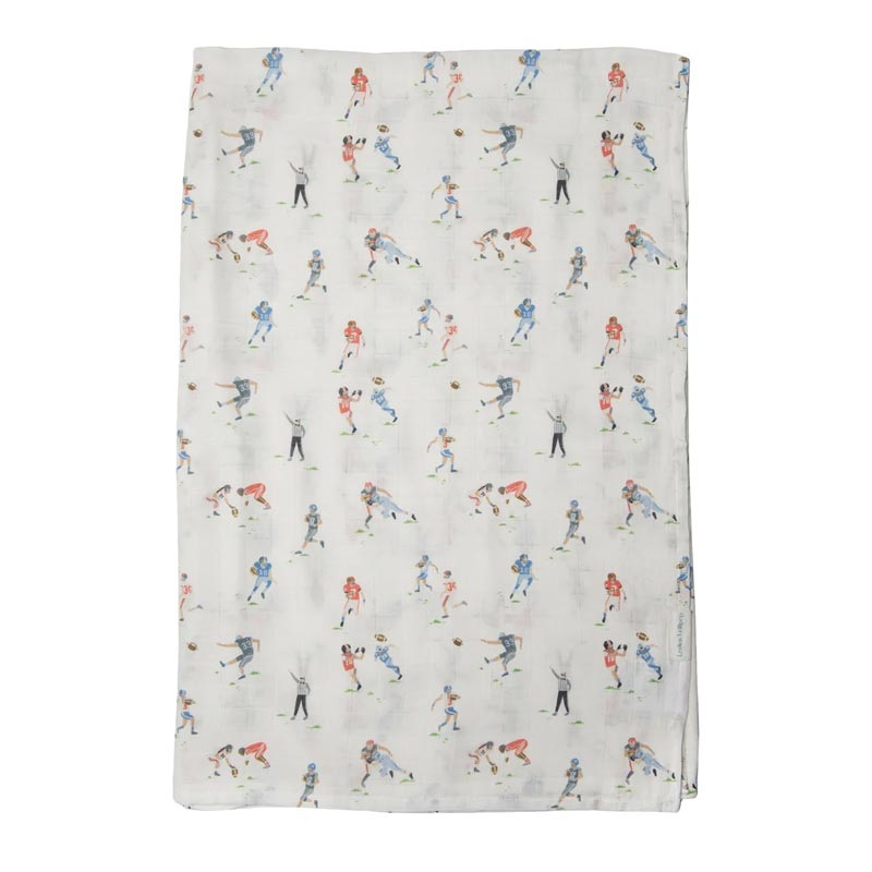 Loulou Lollipop Muslin Swaddle – Football