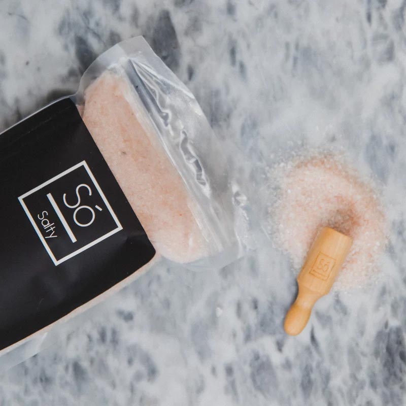 *So Luxury Salty Epsom Salt and Himalayan Pink Salt Soak – 800 g Bergamot Lime