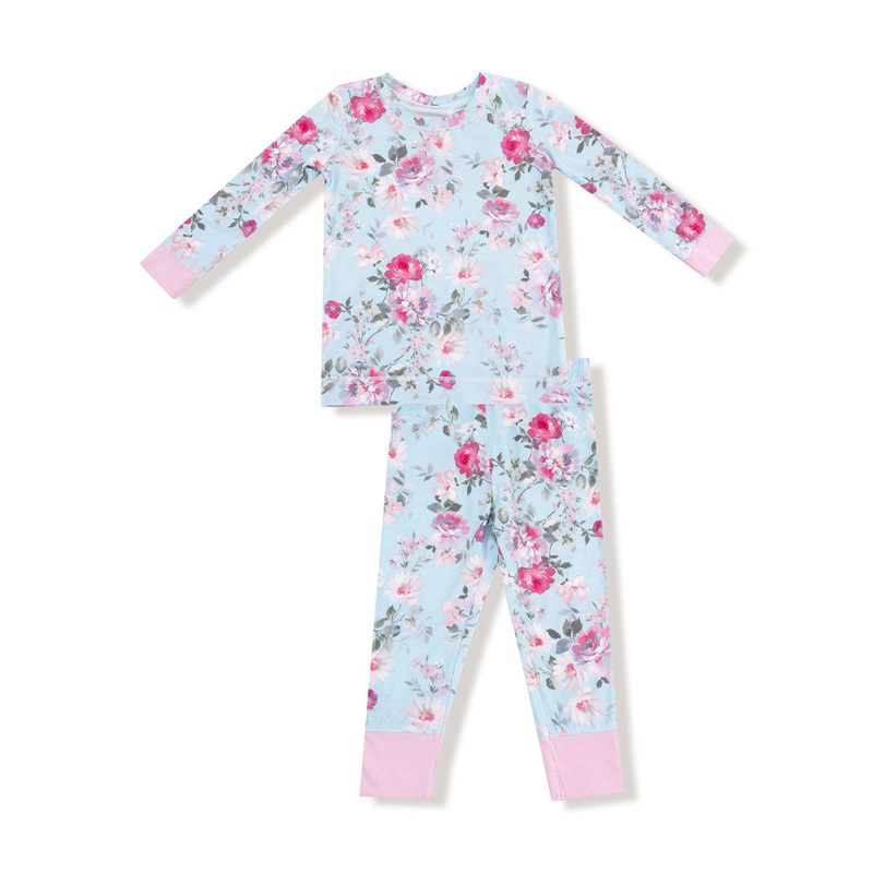 Angel Dear Baby Lounge Wear – Charlotte Floral 1/2t