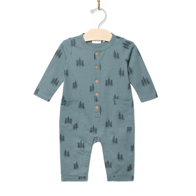 City Mouse Pocket Romper – Twilight Forest 0-3m