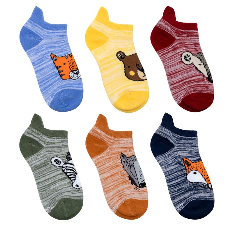 Robeez Socks – Best Friends (6-Pack) 12-24m (Shoe Size 3-7/Sock Size 5-6.5)