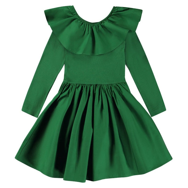 molo cille dress woodland green 13/14y