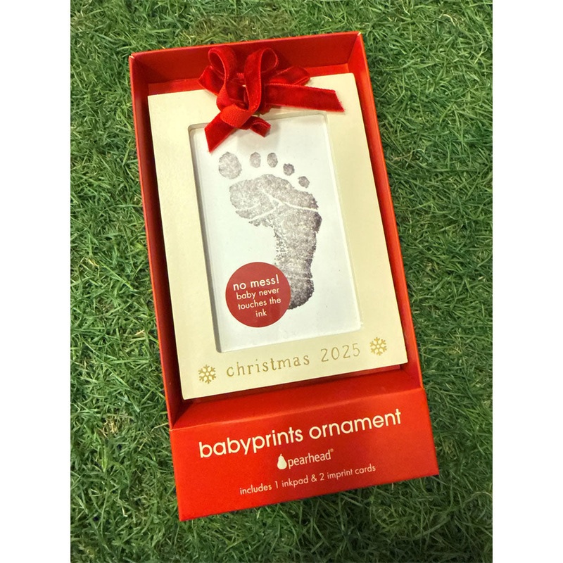 *Pearhead Baby’s Print Holiday Ornament