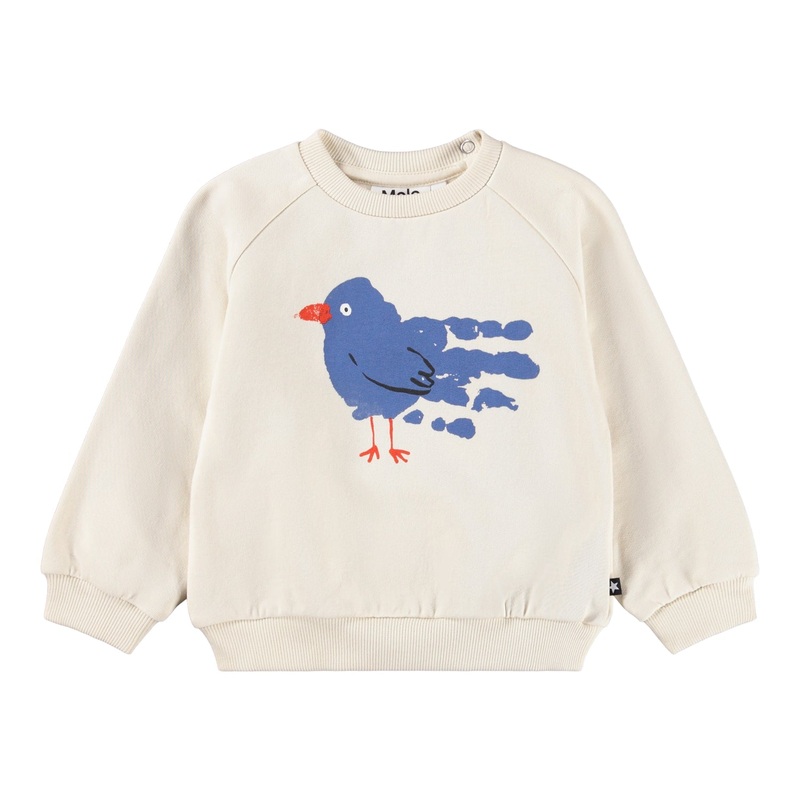 molo disc baby sweatshirt bluebird newborn