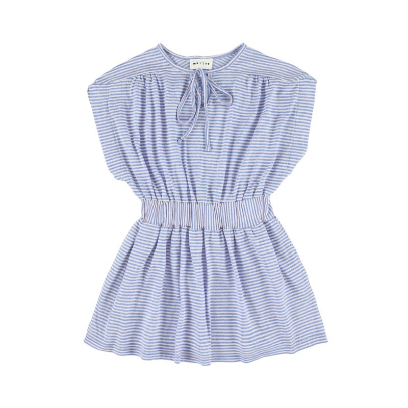 morley soho dress blue stripes 6y