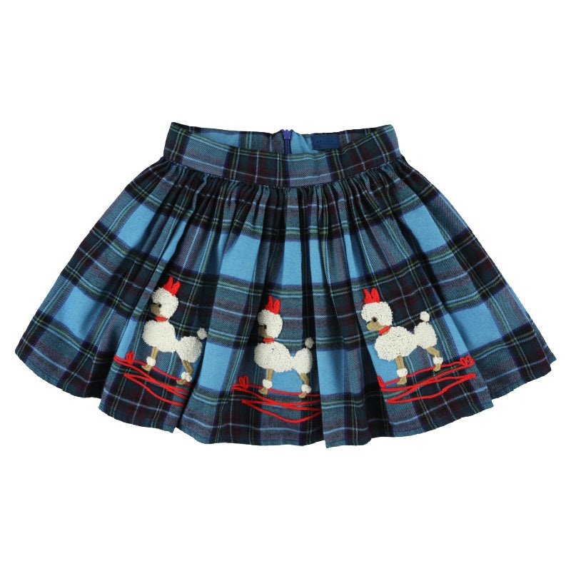 morley poodle skirt blue 8y