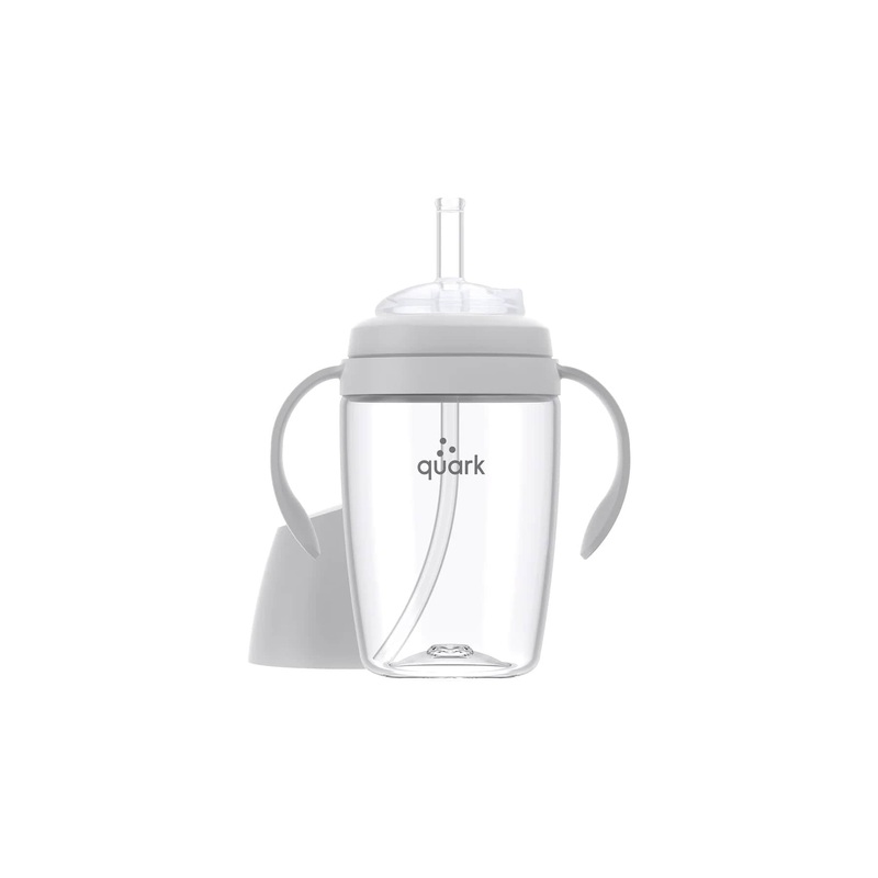 Quark Baby BuubiBottle Sip Grey – Toddler Sippy Cup with Straw
