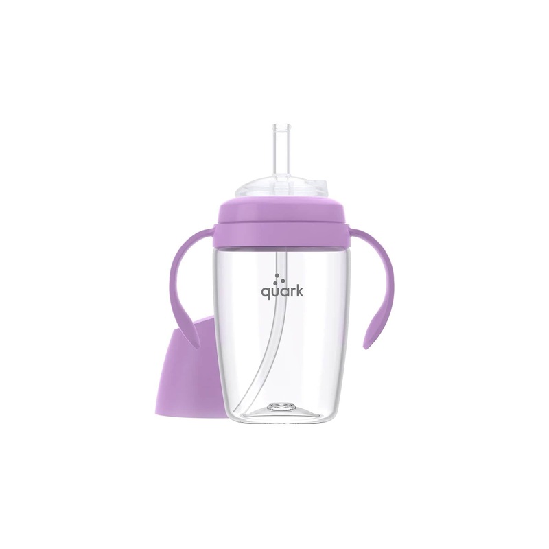 Quark Baby BuubiBottle Sip Purple – Toddler Sippy Cup with Straw