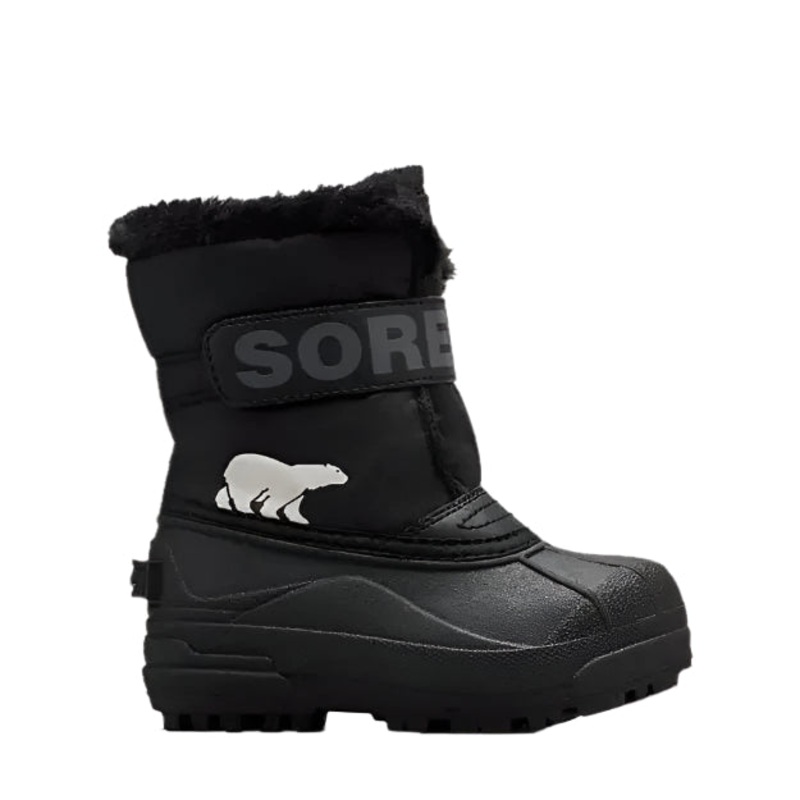 Sorel Snow Commander Winter Boot for Kids | Black and Charcoal 4