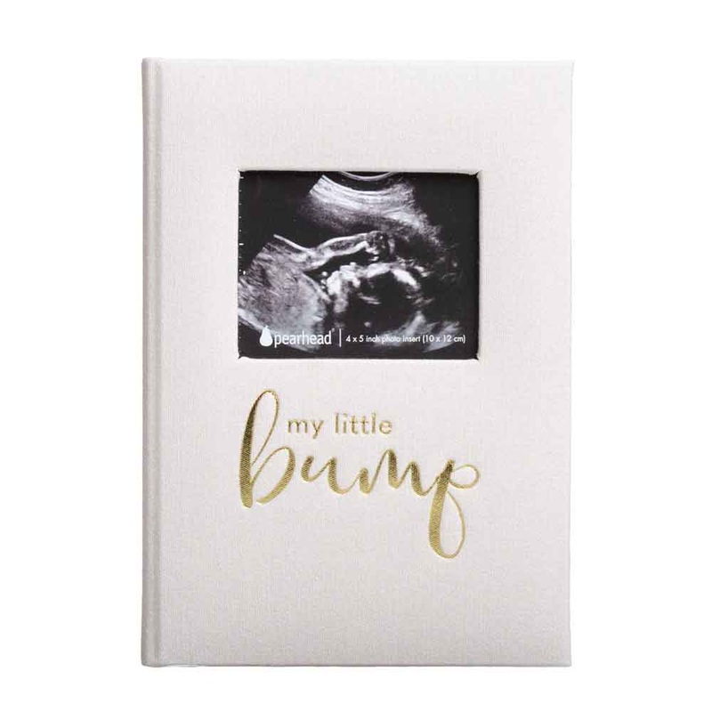 Pearhead Pregnancy Journal | Linen Grey