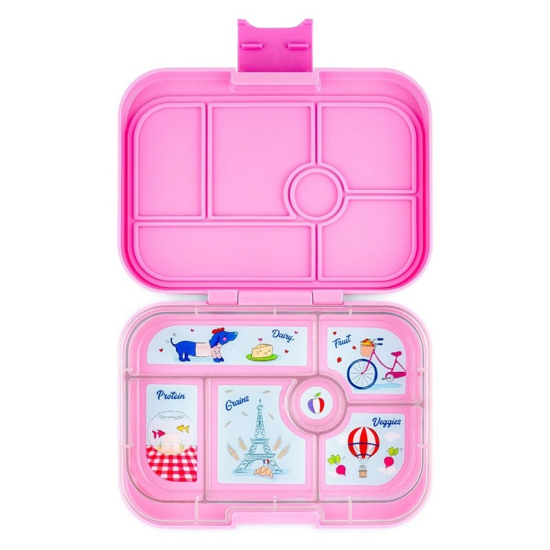 Yumbox Original 6 Compartment Bento Box – Fifi Pink