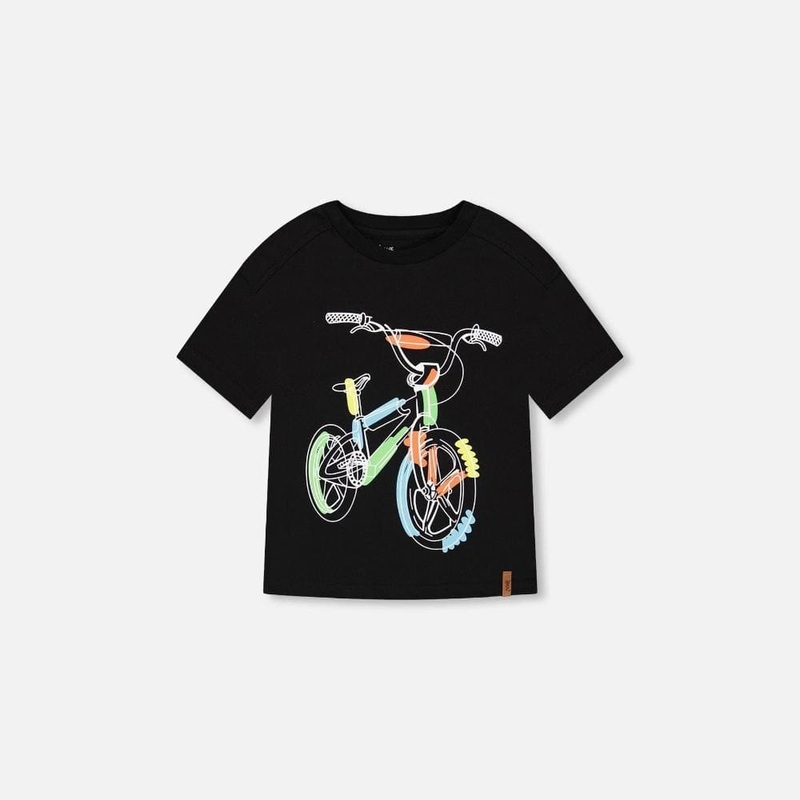 Deux Par Deux Bike Tee – Anthracite 2 ANTHRACITE