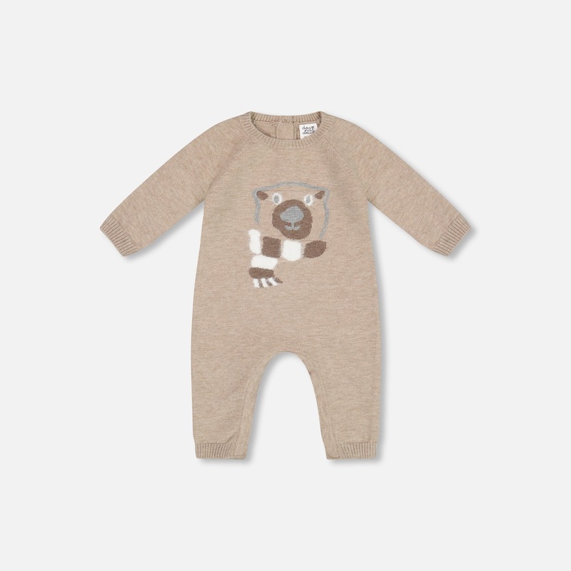 Deux Par Deux Baby Knit Jumpsuit – Sesame 3M SESAME