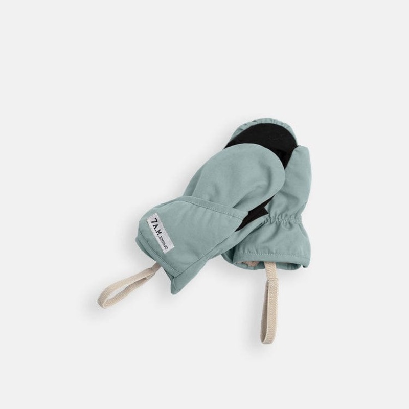 7AM Benji Plush Mittens – Mirage 6-12M MIRAGE