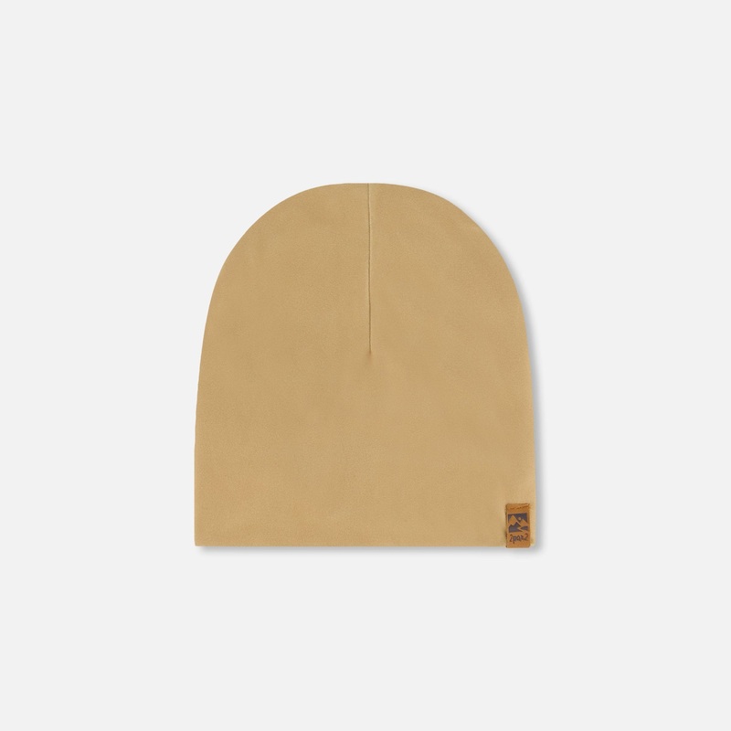 Deux Par Deux Jersey Beanie – Tannin 6-24M TANNIN