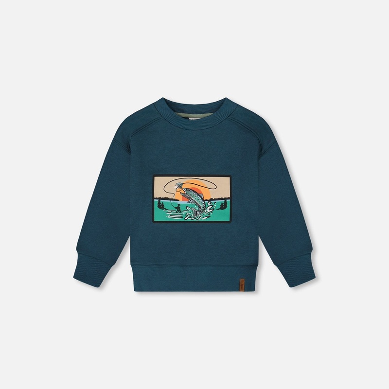 Deux Par Deux French Terry Sweatshirt – Balsam 6 BALSAM