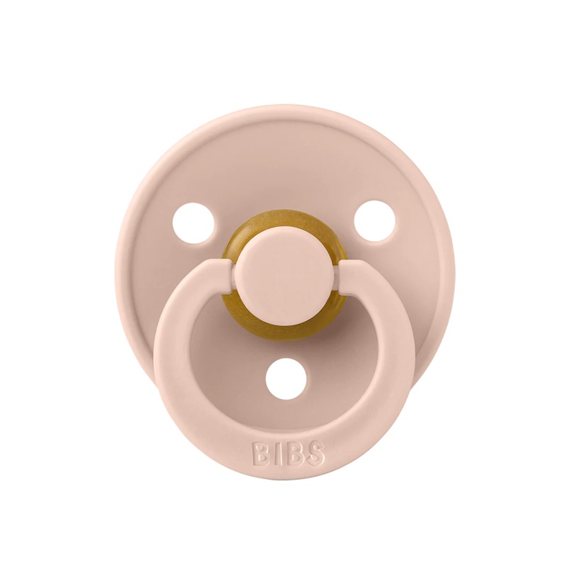 BIBS Round Colour Pacifiers – Size 3 (18+m) Olive