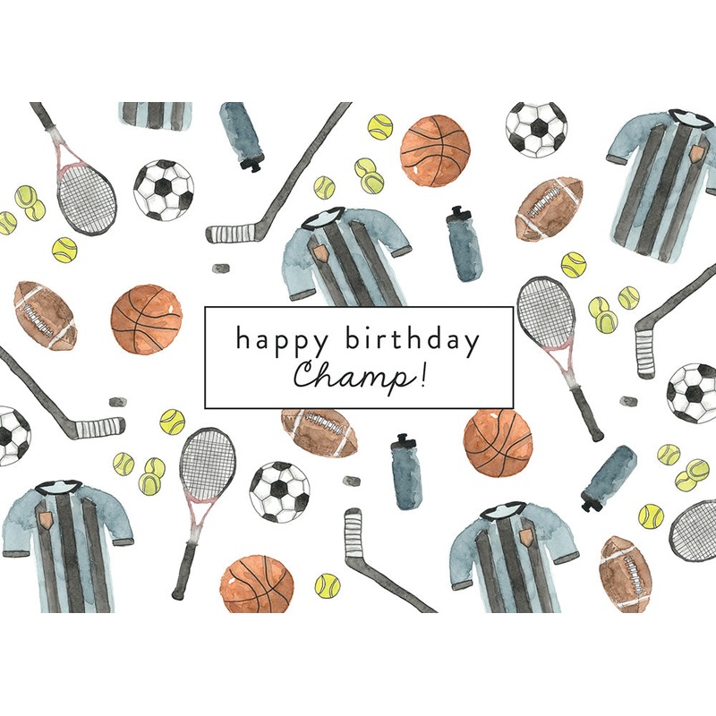 Stephanie Reniere Illustration Cards – Alix/Happy Birthday Champ !