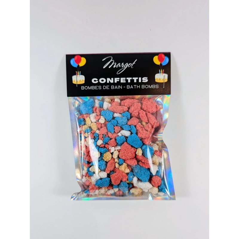 Margot Confetti Bathbomb – Happy Birthday Blue