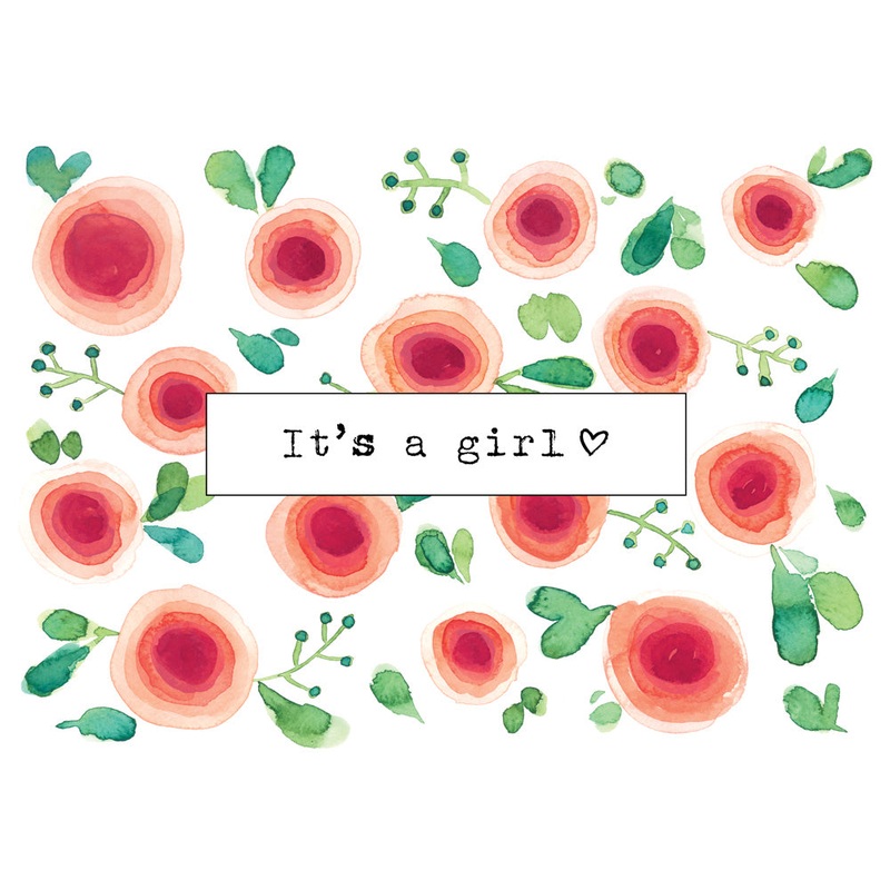 Stephanie Reniere Illustration Cards – ABIGALLE/It’s a girl