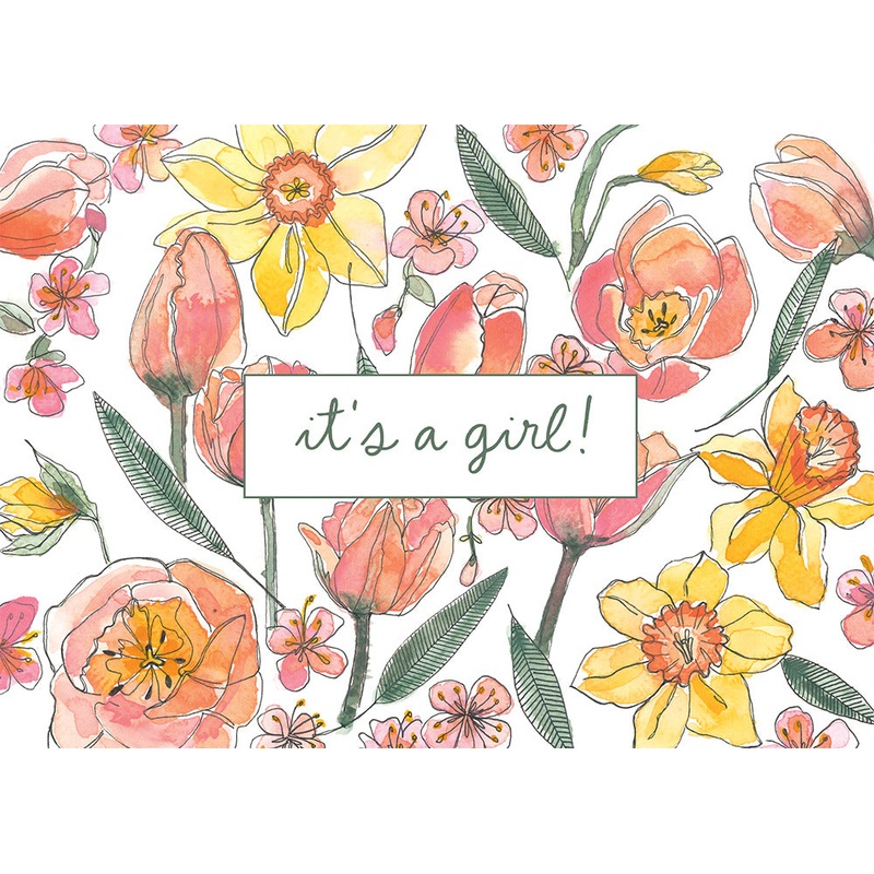 Stephanie Reniere Illustration Cards – Ana/It’s a girl