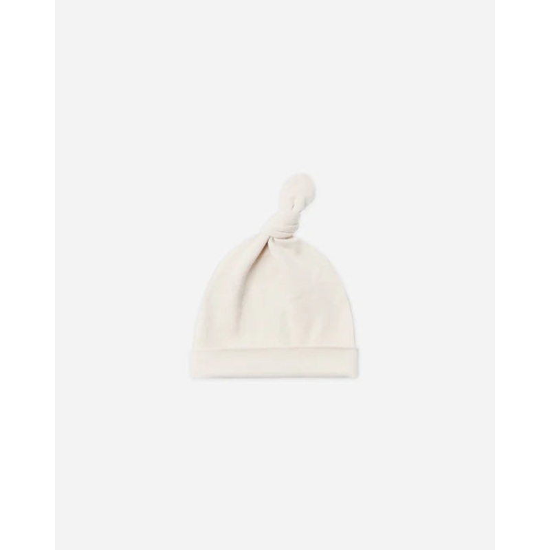 Quincy Mae Knotted Baby Hat – Natural 0-6 Months