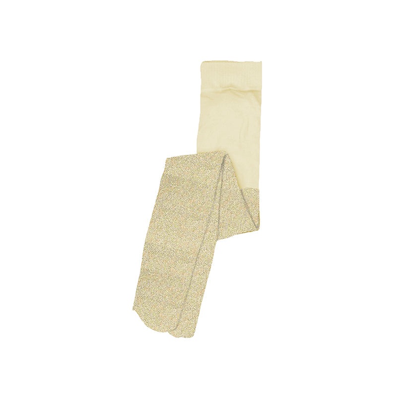 Mayoral Lurex Metallic Thread Stockings – Champagne 2