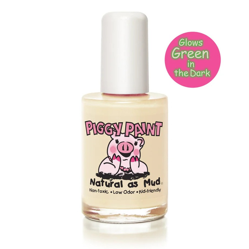 Piggy Paint Natural Nail Polish – Radioactive (Glow in the Dark)