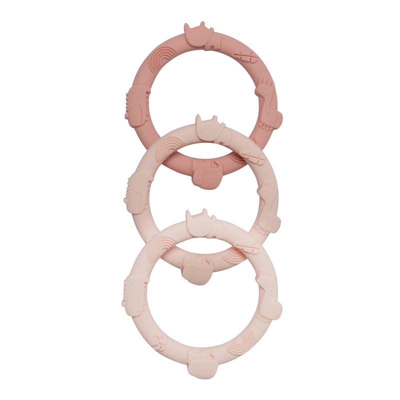 LouLou Lollipop Wild Teether Sets Pink