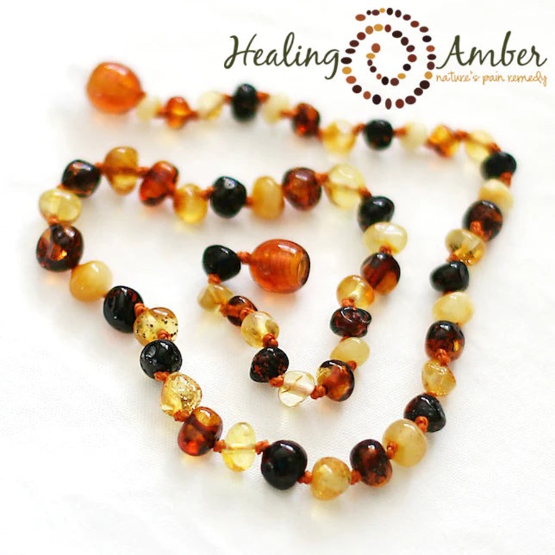 Baltic Amber Necklaces – 22″ Caramel/Oval