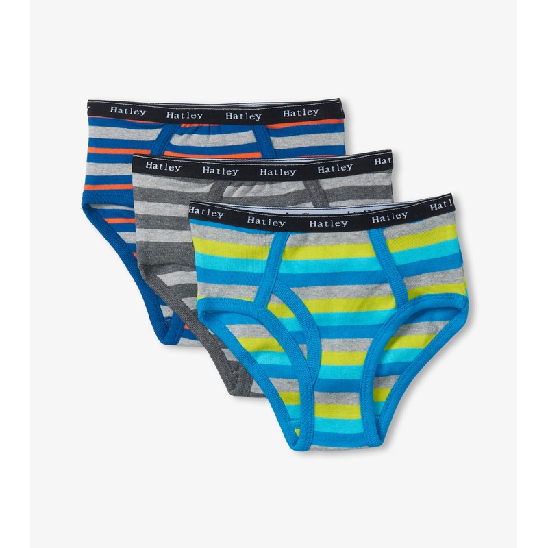 Hatley Boys Briefs 3 Pack – Stripes 2/3