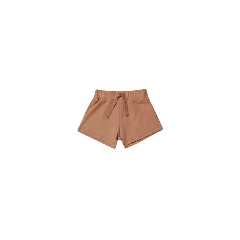 Quincy Mae Jersey Short – Clay 0-3m