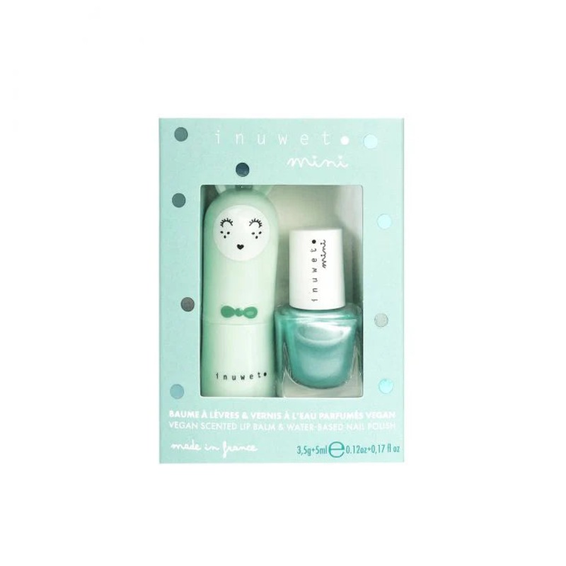 Inuwet Duo Aqua – Lip Balm/Nail Polish Apple