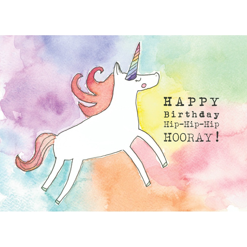 Stephanie Reniere Illustration Cards – Alice/ Happy Birthday Hip-Hip-Hip Hooray!