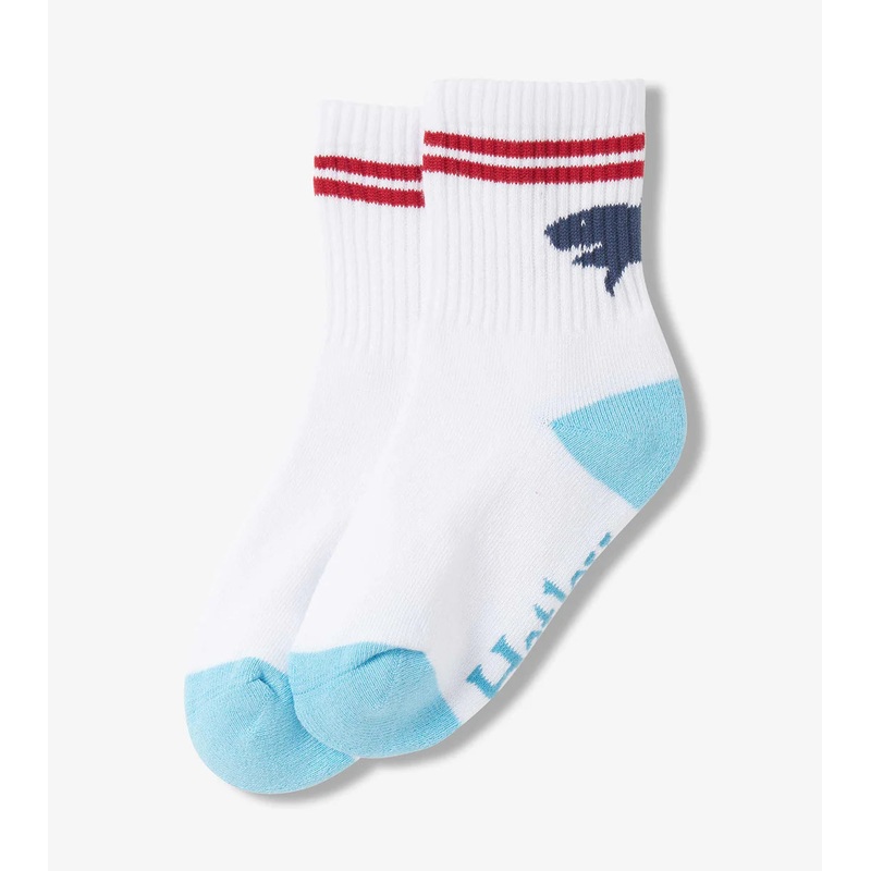 Hatley Crew Socks – Shark Silhouette S (2-4)