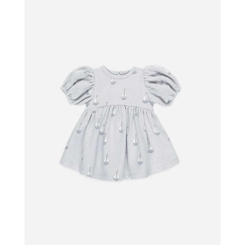 Quincy Mae Darla Dress – Sailboats 0-3 months