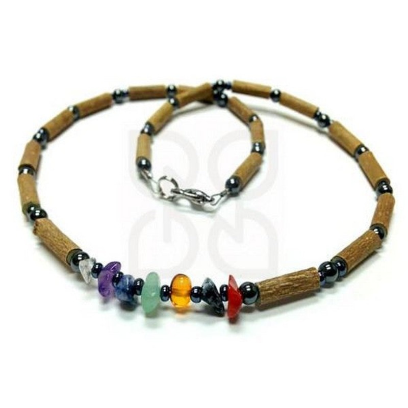 Pure Hazelwood Necklace 13″ CHAKRAS STONES