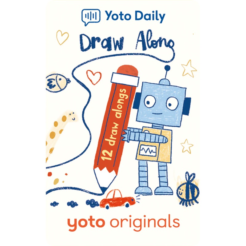 Yoto Audio Card Draw Along