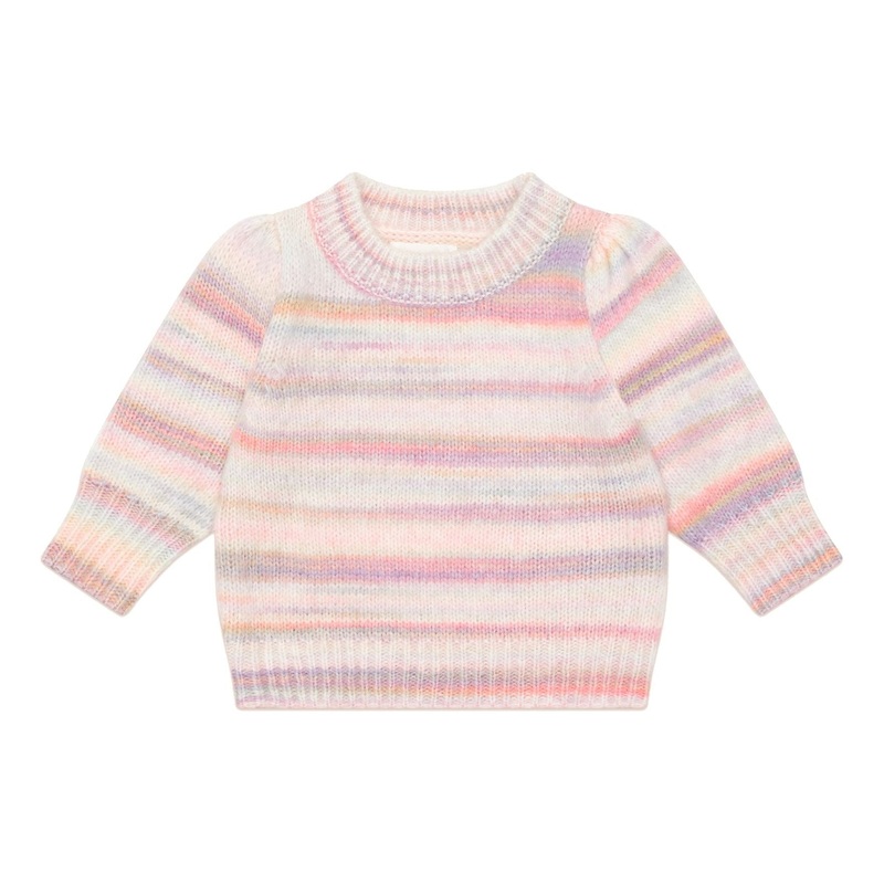 Rainbow Puff Jumper 6-12M